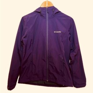 Women's Columbia Sportswear OMNI-TECH Jacket Purple Size Small Waterproof